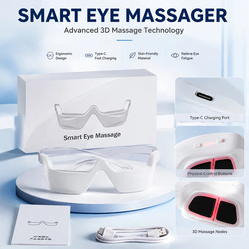 Beauty Remains Eye Massager - Red Light Therapy for Dark Circles