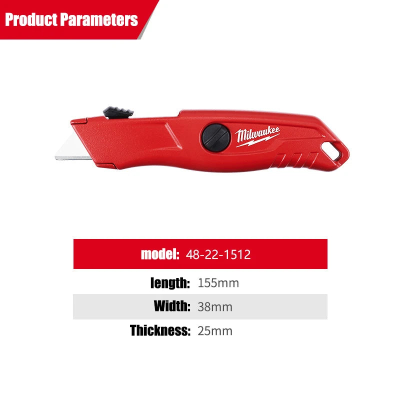 Milwaukee Self-Retracting Safety Knife - Ultimate Cutting Tool
