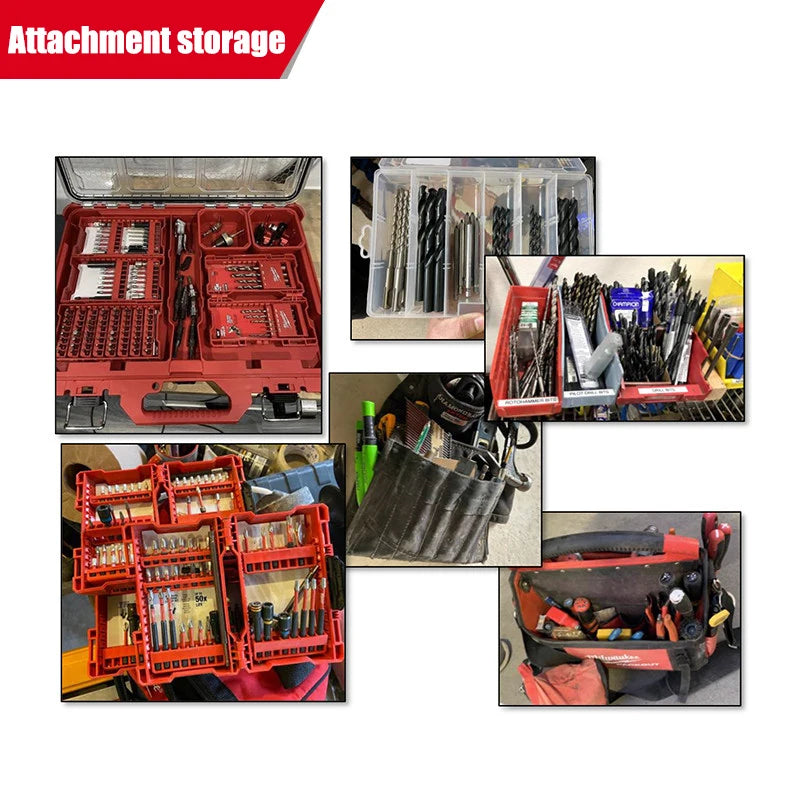 Milwaukee Customizable Storage Case for Impact Driver Accessories