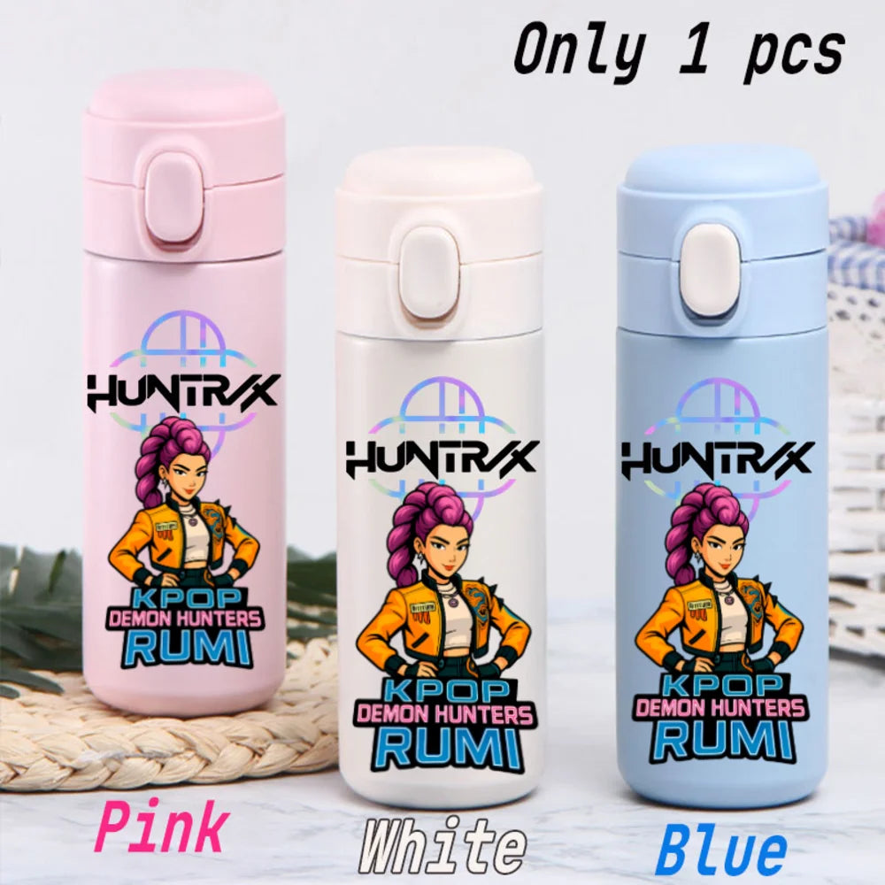 Insulated 420ML K-Pop Travel Drink Bottle - Stylish & Portable