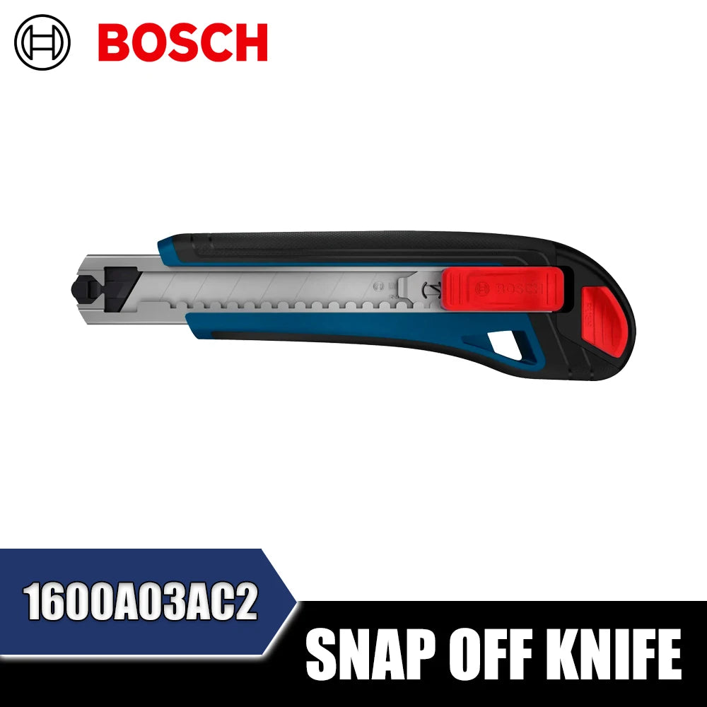 Bosch Snap Off Utility Knife - Precision Cutting Tool for DIY Projects