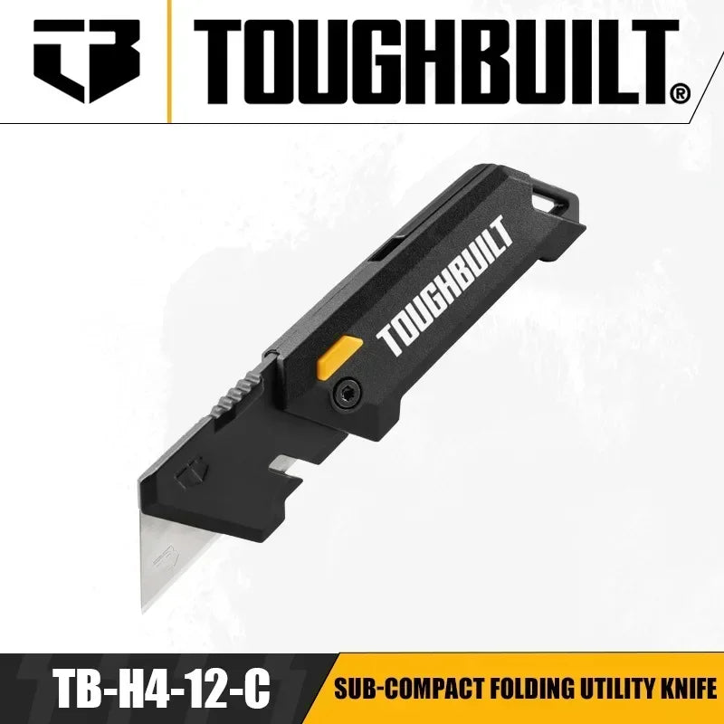 ToughBuilt Folding Utility Knife – Compact & Versatile Cutting Tool