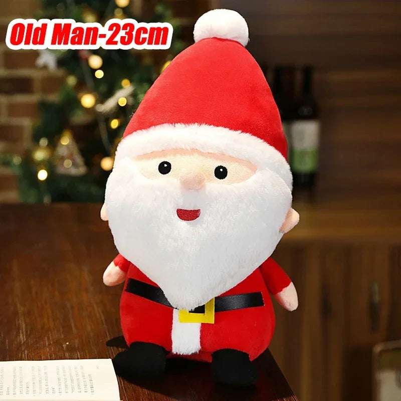 Adorable 23/40cm Plush Santa Claus & Snowman Dolls – Perfect Christmas Gift!