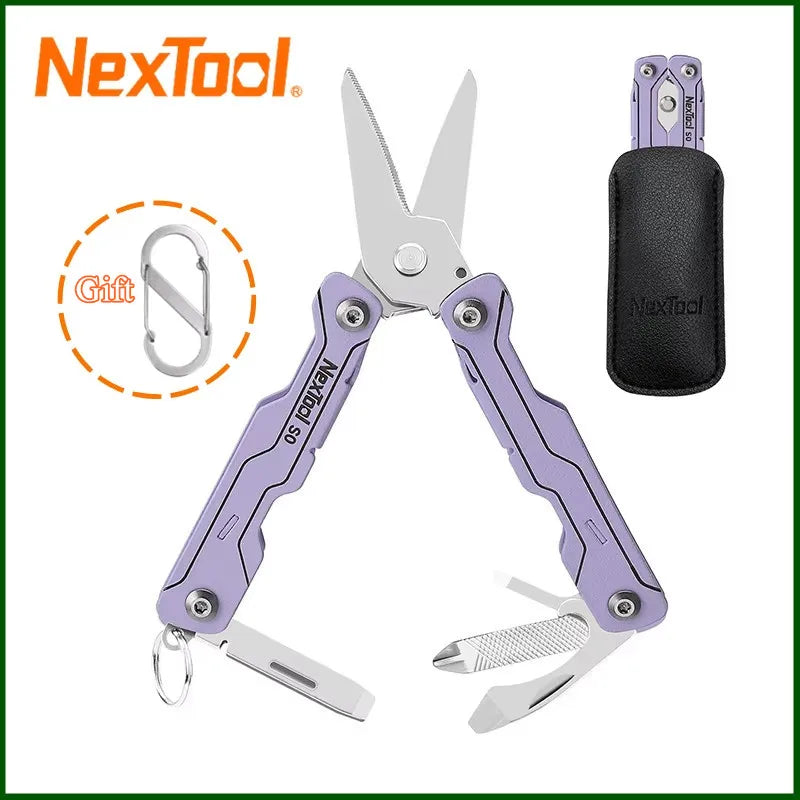 NexTool 8-in-1 Mini Sailor Scissors Pocket Multitool for Everyday Use