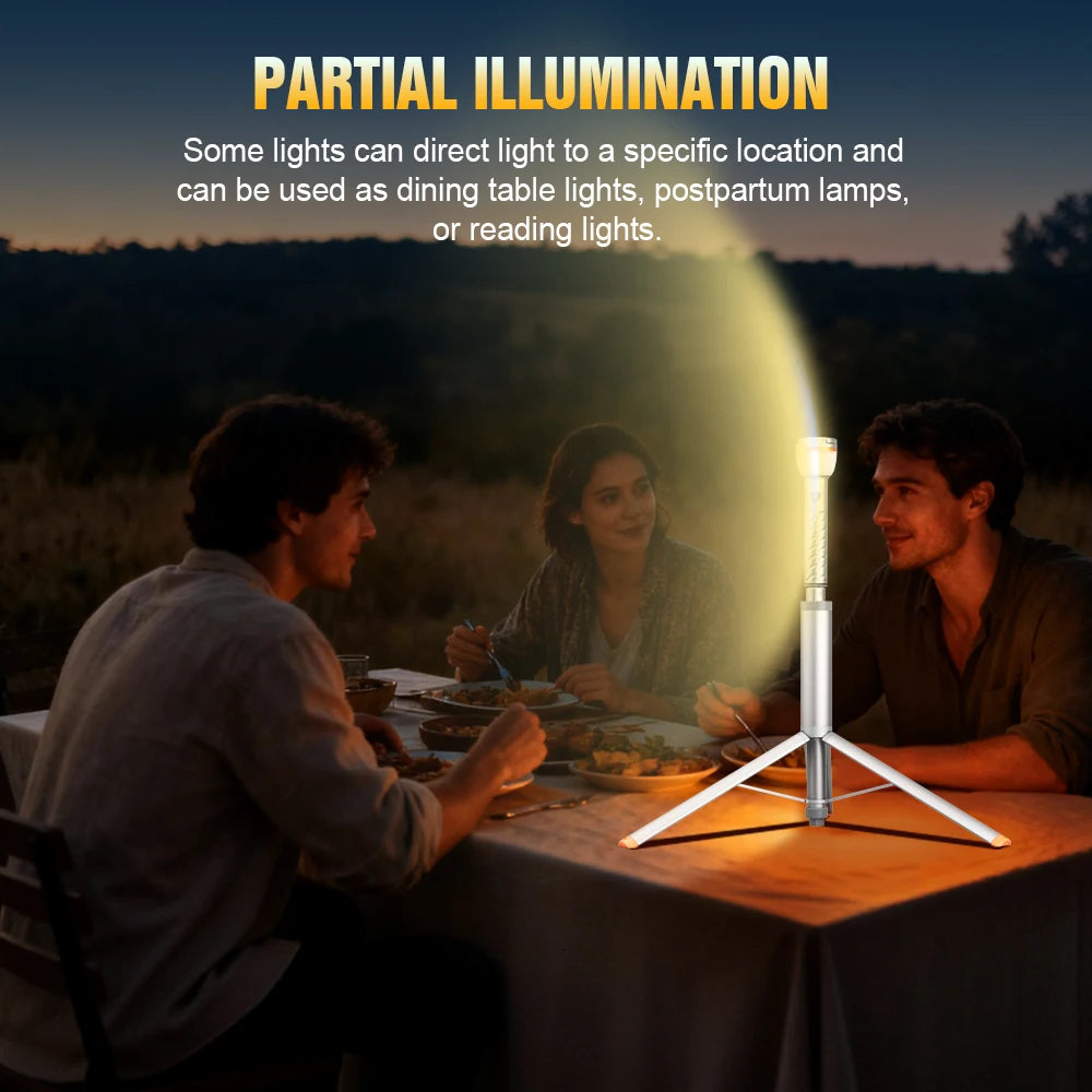 Trustfire WL22-PRO LED Rechargeable Flashlight & Lantern Tripod