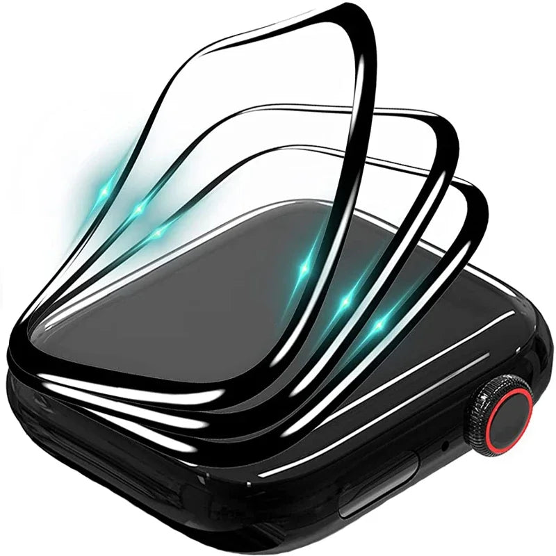 3D Curved Screen Protectors for Apple Watch - All Series Compatible