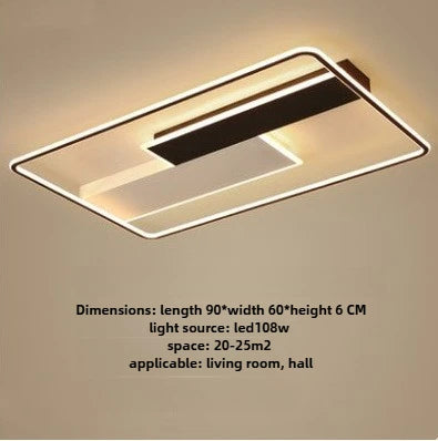 Modern LED Ceiling Light with Remote Dimming for Home & Office