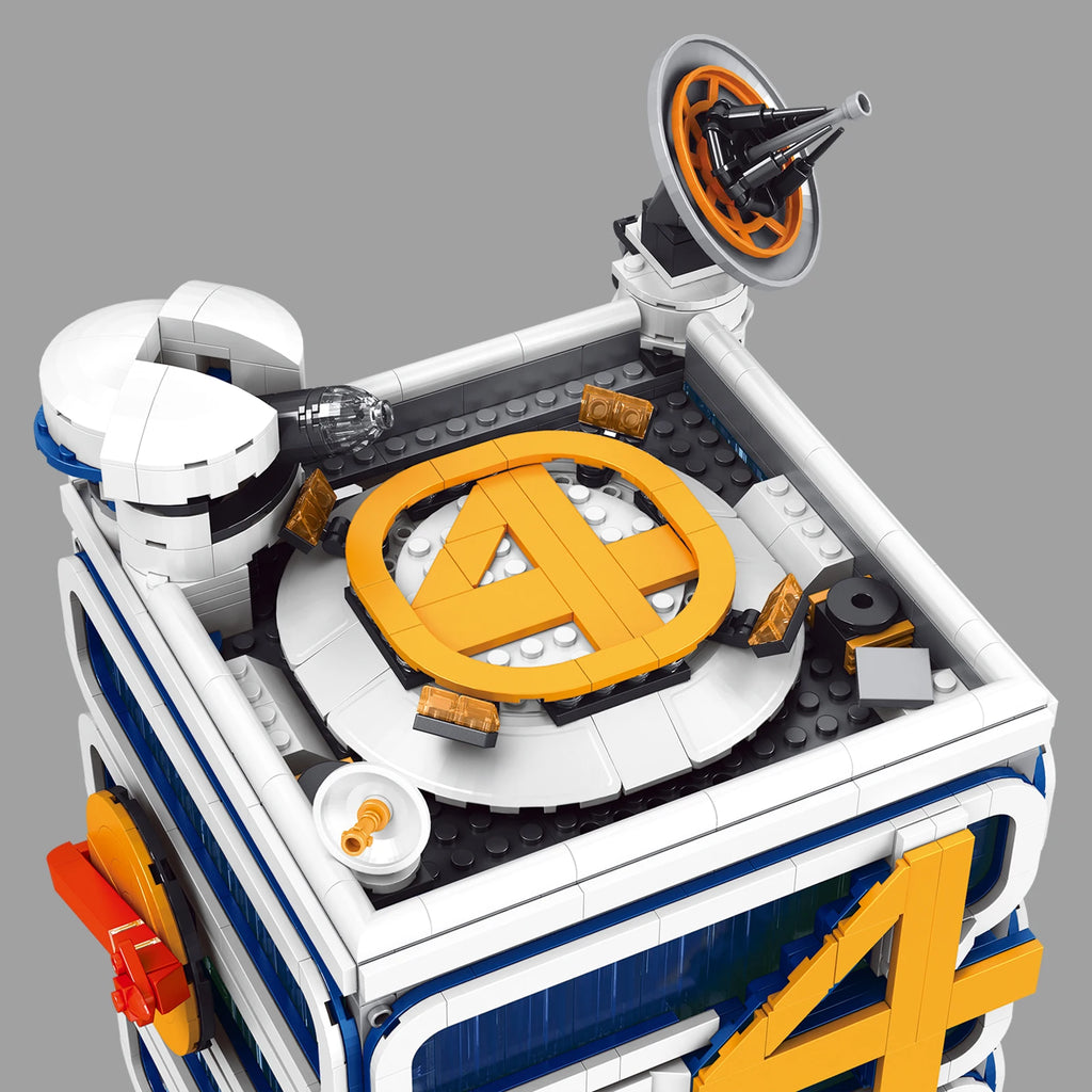 6135PCS Four Heroes Tower Model Kit - Sci-Fi Skyscraper Building Blocks