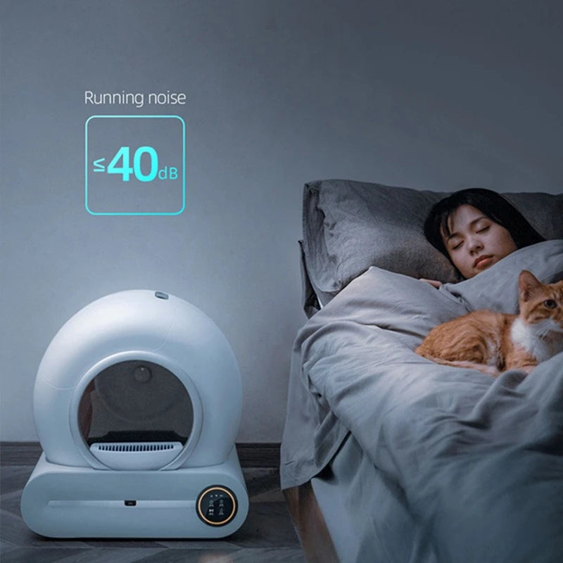 Smart Automatic Cat Litter Box - Self-Cleaning & Deodorizing