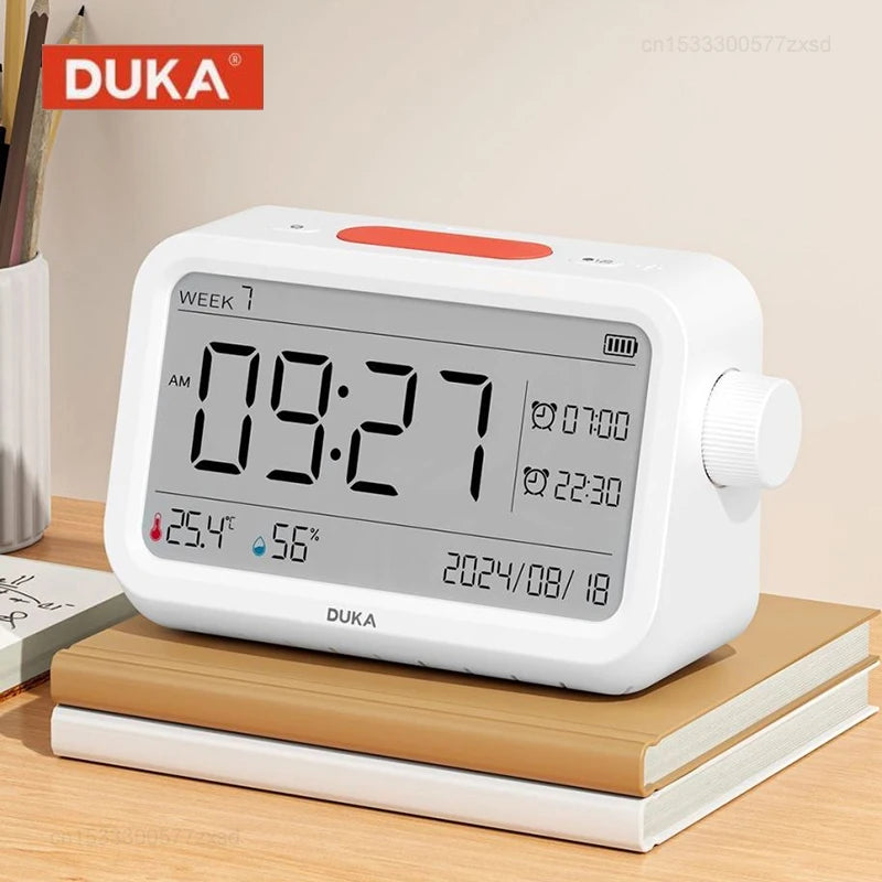 DUKA MT2 Temperature & Humidity Meter with Night Light - Home Weather Station