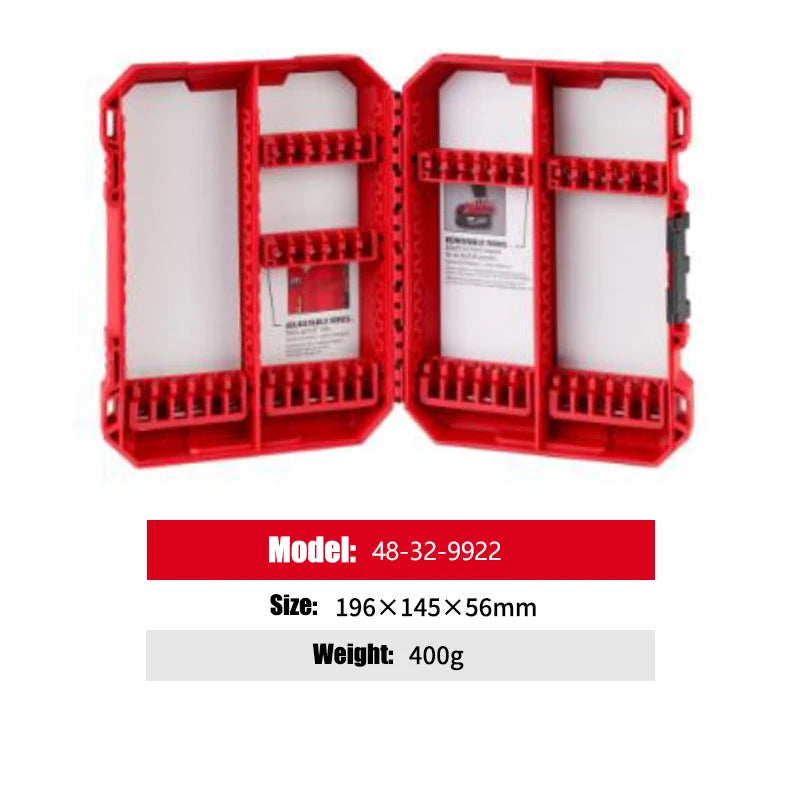 Milwaukee Customizable Storage Case for Impact Driver Accessories