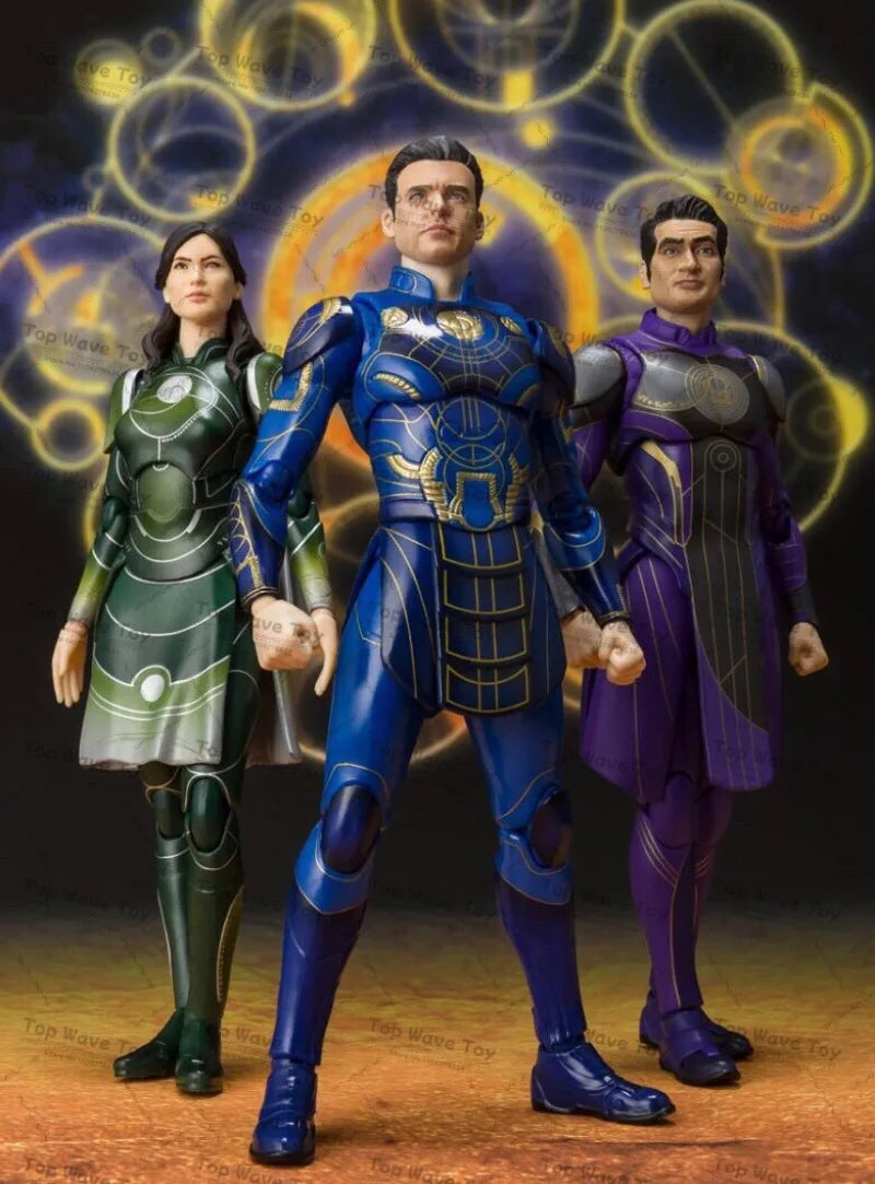 Bandai Los Eternos Ikaris & Sersi Action Figure - High Poseability Collectible