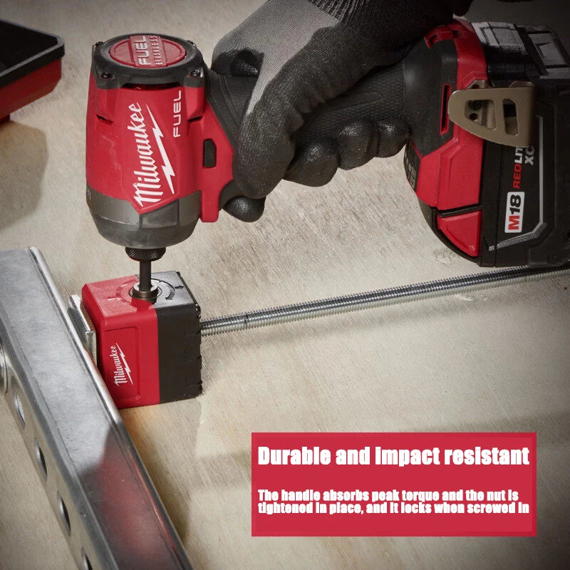 Milwaukee 3/8" Threaded Rod Nut Runner - Fast Assembly Impact Tool