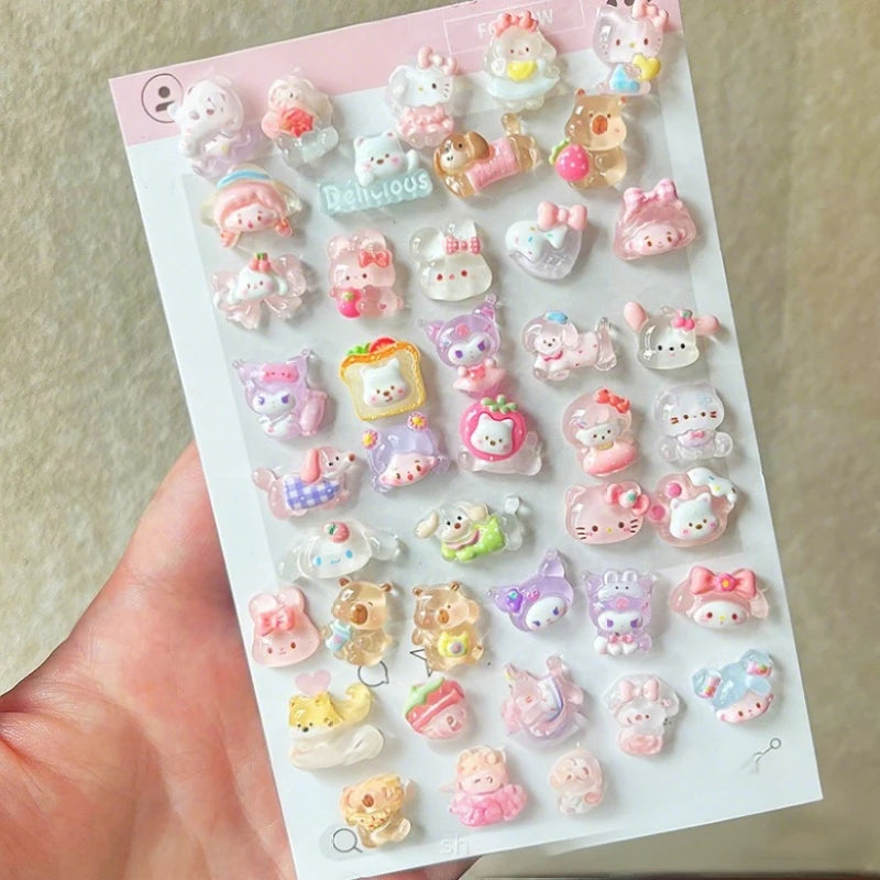 DIY Mini Smooth Transparent Resin Accessories for Phone Cases & Crafts