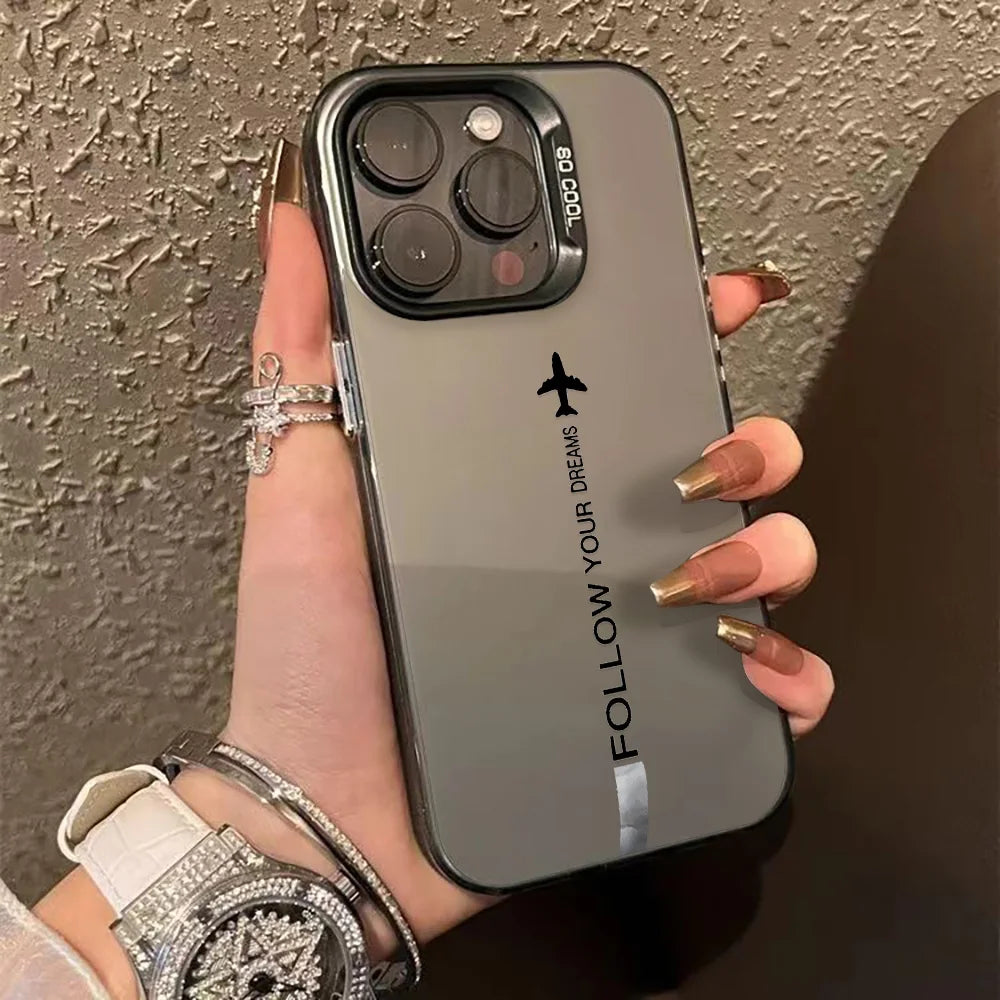 Stylish Leopard Print Shockproof Phone Case for iPhone 16, 15, 14, 13, 12, 11