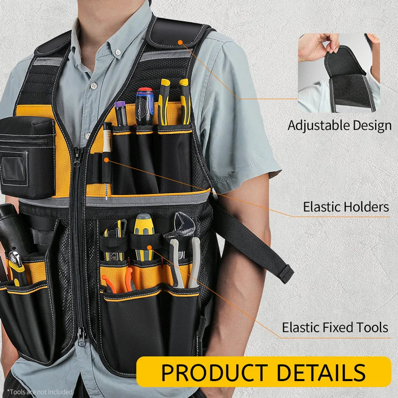 WINHUNT Multi-Pocket Tool Vest Bag - Adjustable & Convenient Storage