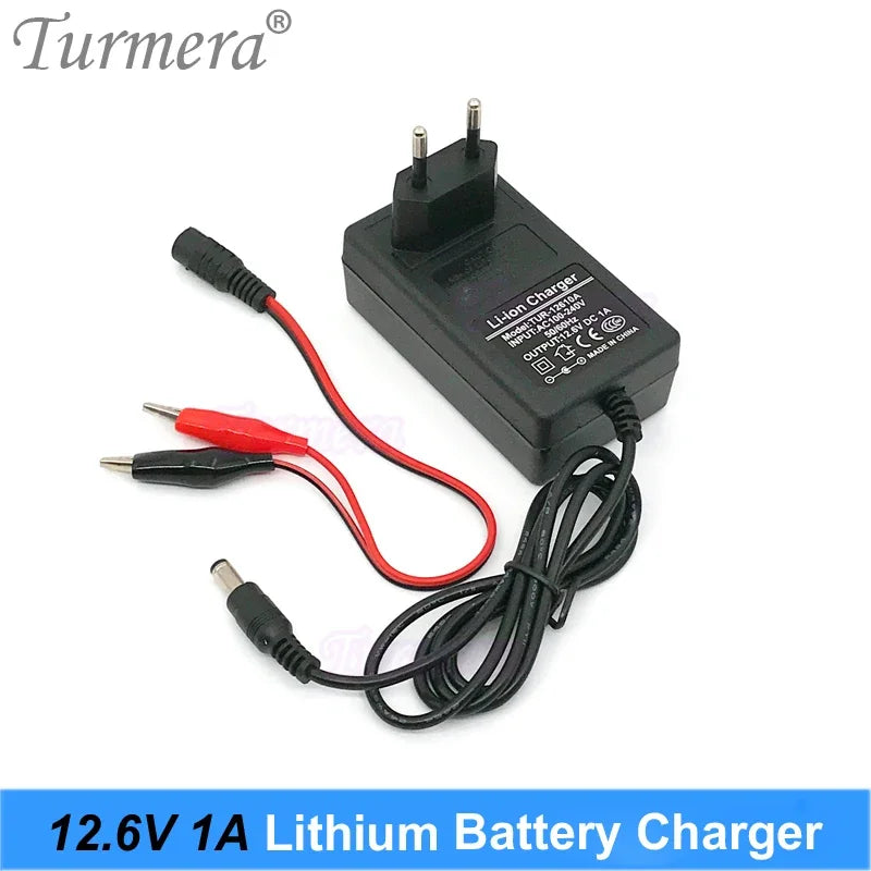 Turmera 12V Battery Storage Box for 18650 Lithium Cells - 3S BMS