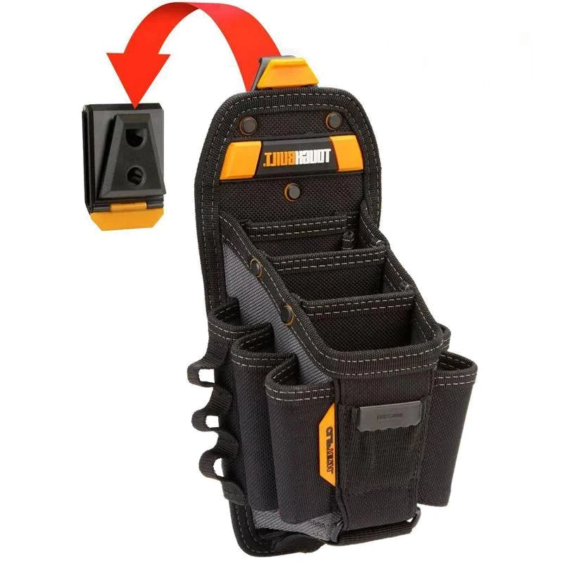 TOUGHBUILT Multi-Functional 10 Pocket Tool Kit with Adjustable Pockets