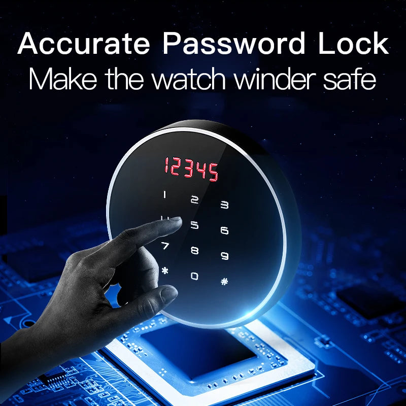 IBBETON Automatic Watch Winder - Premium Microfiber & Quiet Motor