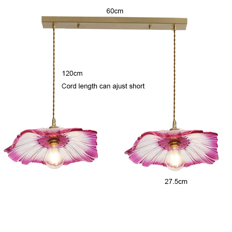 Luxury Lotus Pendant Chandelier for Coffee Shops & Restaurants