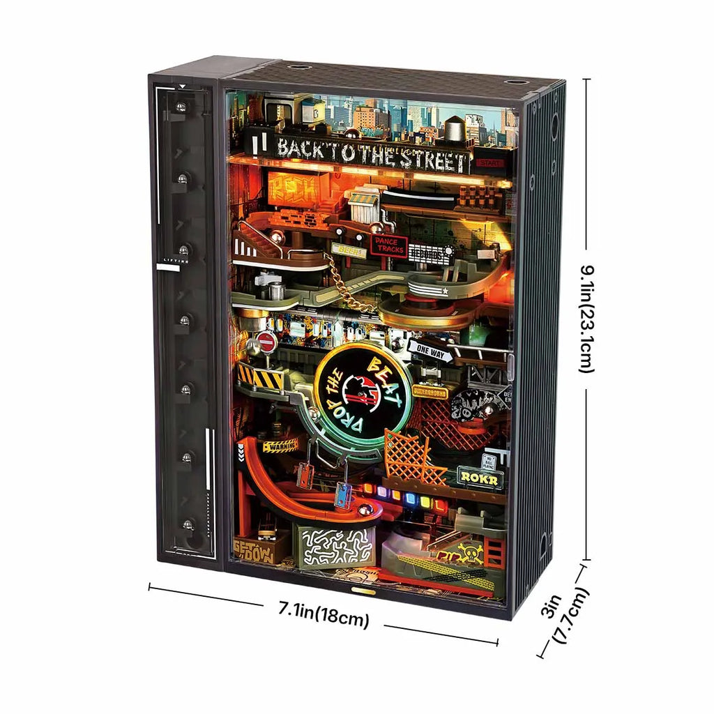 Robotime Rokr Marble Run Hip-Hop Street Diorama Model Kit