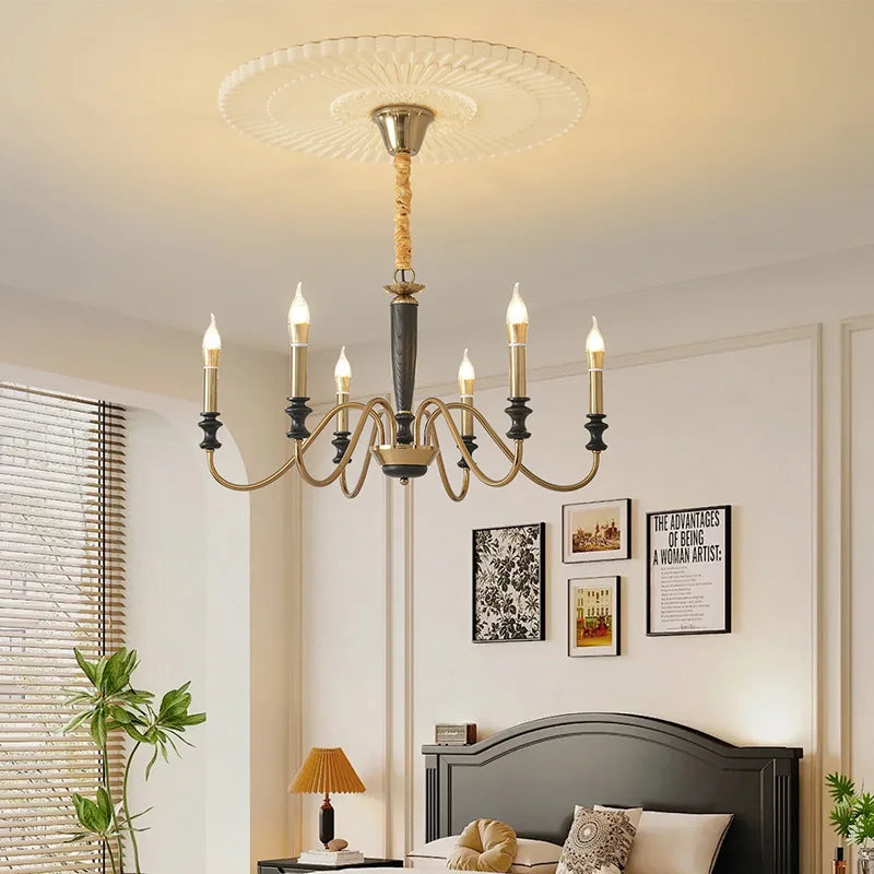 Artistic LED Pendant Lamp - Modern Metal Chandelier for Home & Cafe
