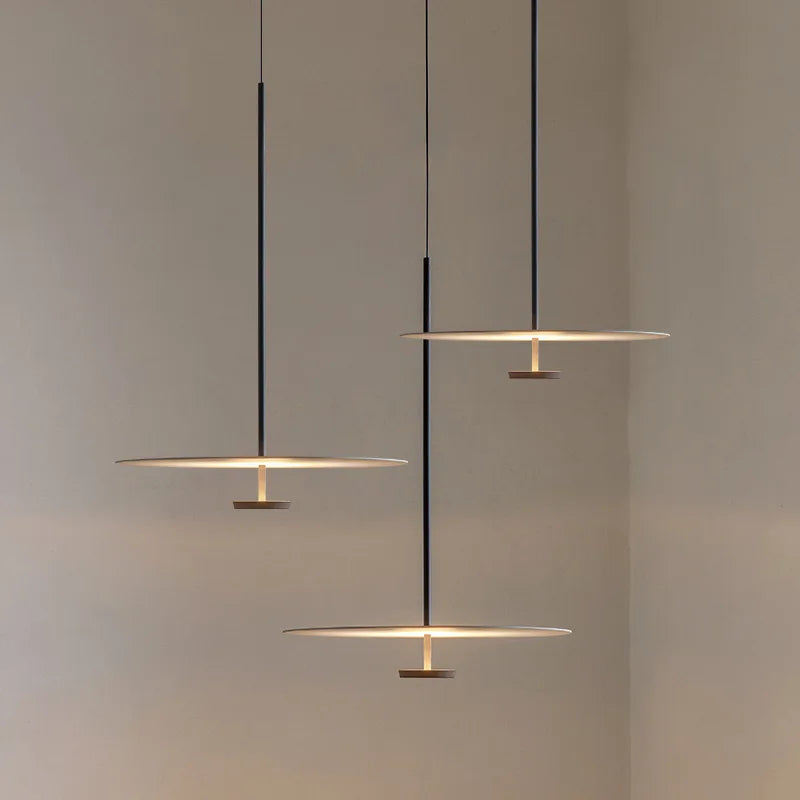 Nordic Minimalist LED Pendant Light - Modern Flying Saucer Chandelier