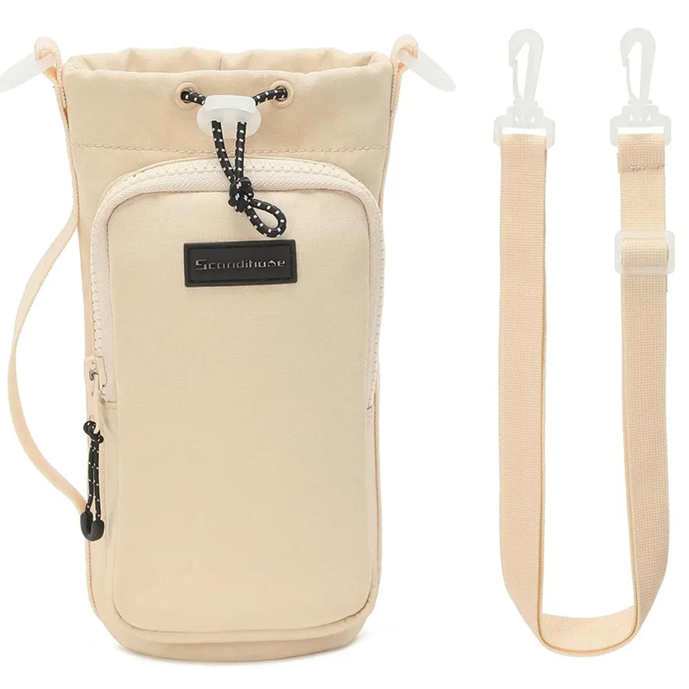 Adjustable Portable Water Bottle Sleeve for Hiking & Gym - Crossbody Bag