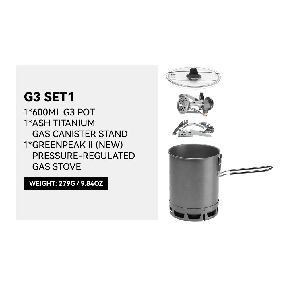 Fire Maple Ultralight Camping Cooking System - Portable Gas Burner
