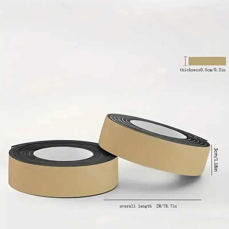Non-Slip Foam Furniture Leg Pads - Self-Adhesive & Silent