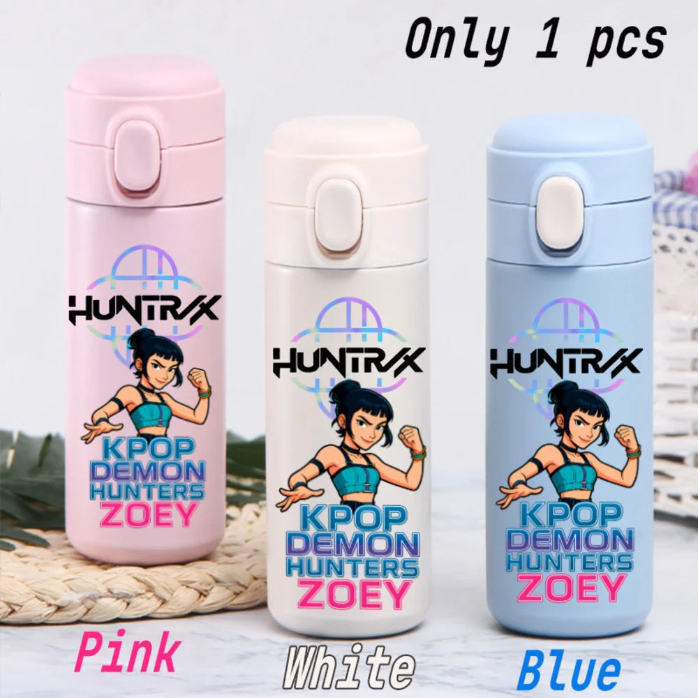 Insulated 420ML K-Pop Travel Drink Bottle - Stylish & Portable