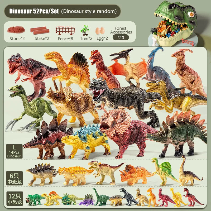 Jurassic Dinosaur Toy Set for Kids - Learn and Play Fun