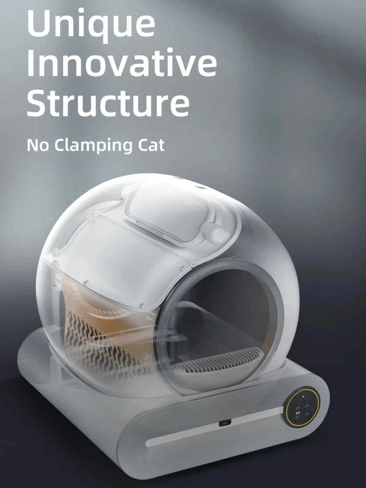 Tonepie 65L Self-Cleaning Cat Litter Box with Smart Design