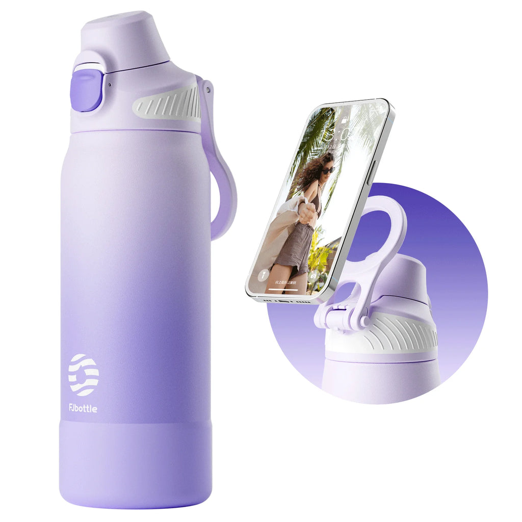 Leakproof Fjbottle Thermal Water Bottle with Magnetic Cap - Portable