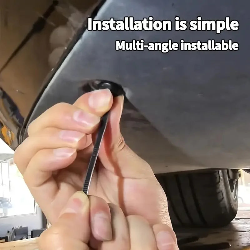 100 Heavy-Duty Self-Locking Nylon Cable Ties - UV-Resistant Fasteners