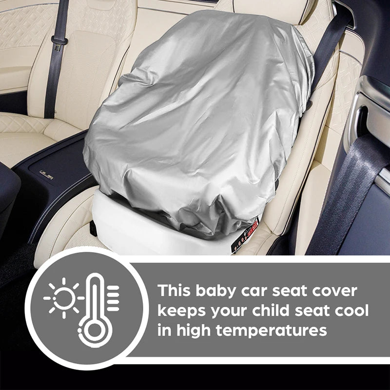 Infant Car Seat Sun Shade | UV Protection & Heat Blocker