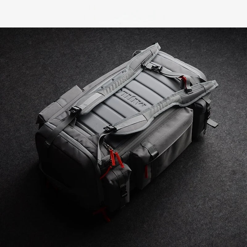 Durable Nylon Sports Backpack with Wet-Dry Separation - 33-35L