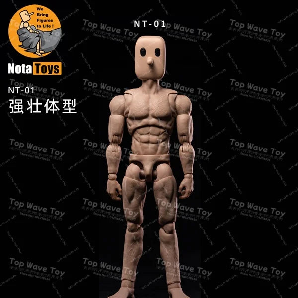 Detailed 1/12 Male Soldier Action Figure - Articulated & Collectible
