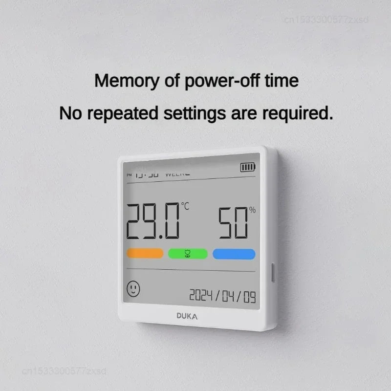 Duka THSE High-Precision Temperature & Humidity Meter with LCD Display