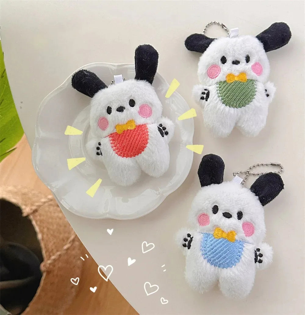 Kawaii Pochacco Plush Doll Keychain - Cute Gift for Kids & Collectors