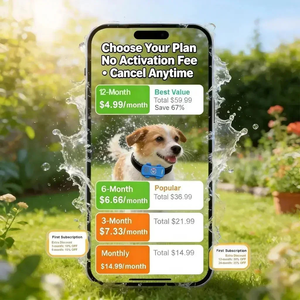 4G GPS Pet Tracker for Dogs & Cats - Real-Time Location & Waterproof
