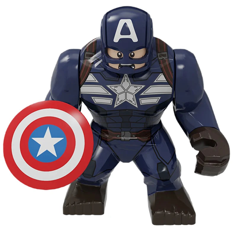 Blind Box Mini Building Blocks Superhero Figures Gift Set