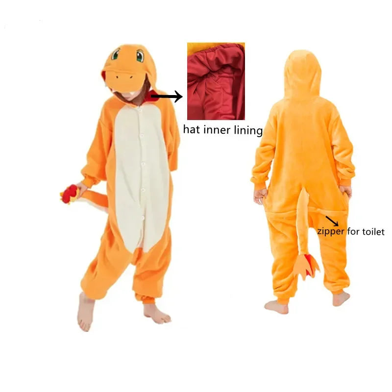 TAKARA TOMY Pokemon Kigurumi Pajamas - Jigglypuff, Pikachu & More!