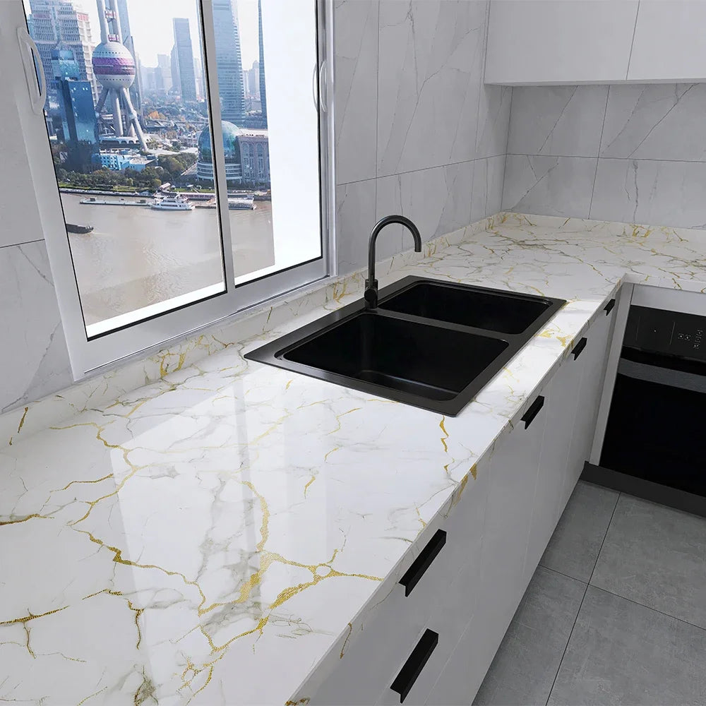 Waterproof Self-Adhesive PVC Wallpaper for Kitchen & Home Decor
