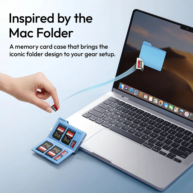 Ulanzi DC01 Portable Memory Card Case & Dual-Slot Card Reader
