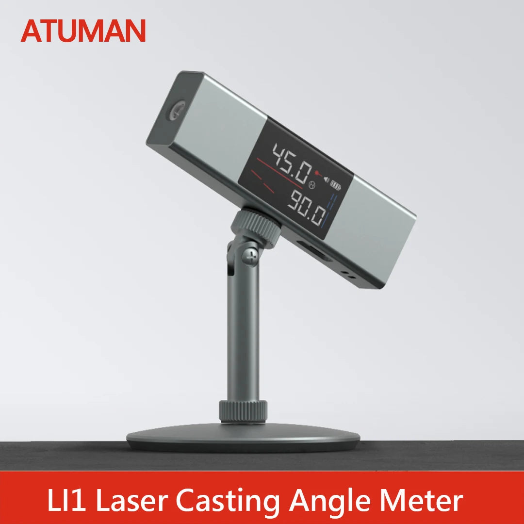 DUKA LI1 Digital Laser Protractor & Inclinometer - Angle Measurement Tool