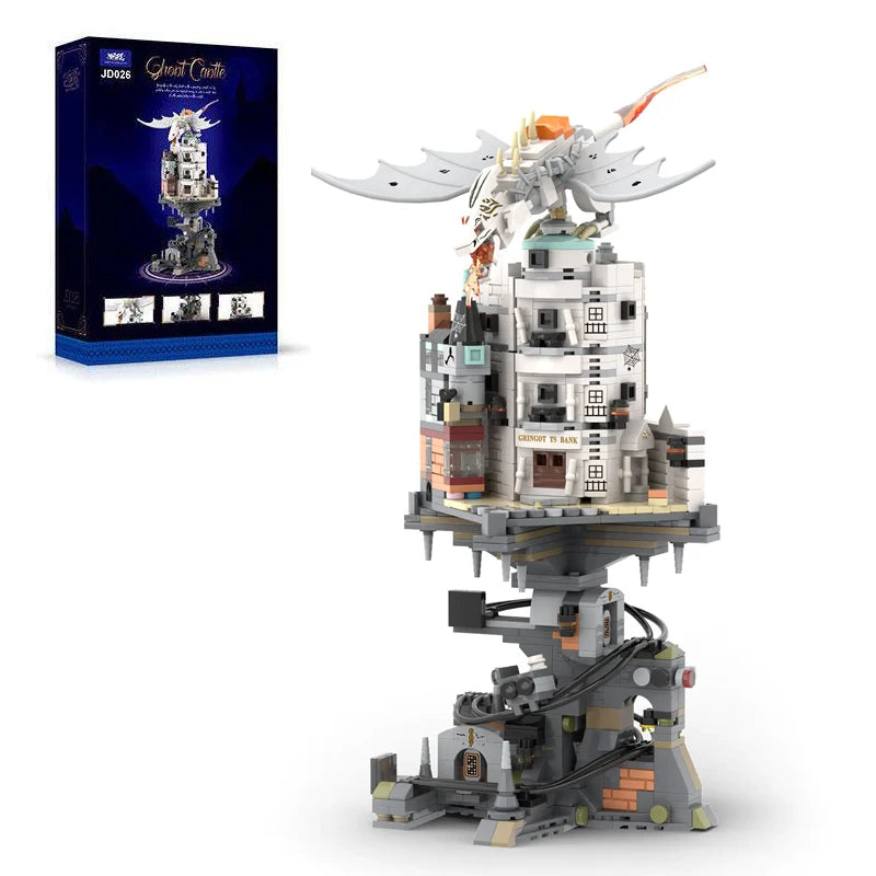 1056PCS Gringotts Bank Building Blocks Set - Magic World Model Kit