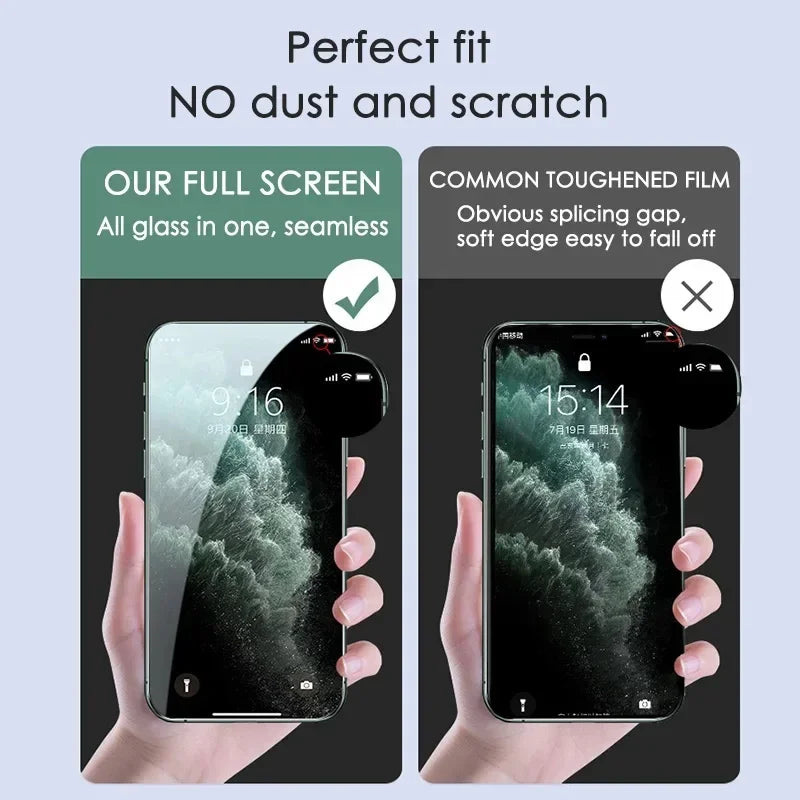 5-Pack Tempered Glass Screen Protectors for iPhone Models 11-15