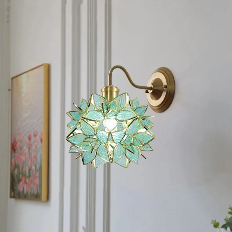 Nordic Copper Glass Pendant Light - Stylish LED Fixture for Home
