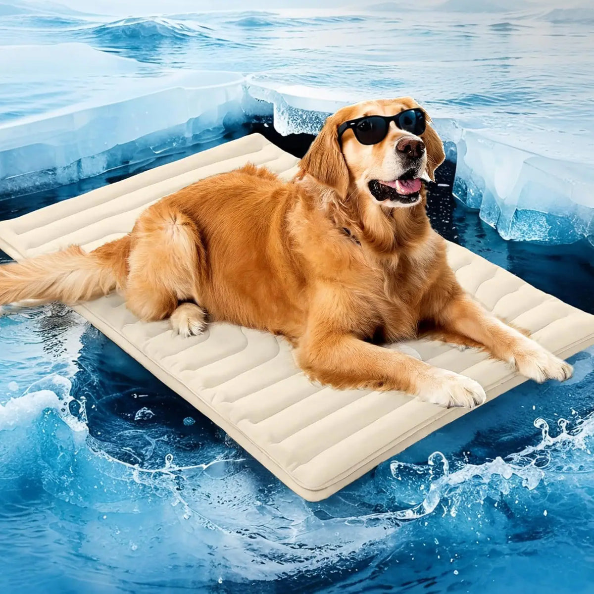Dog Cooling Mat - Extra Large Summer Bed for Pets - Durable Ice Pad